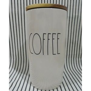 SOLD RAE DUNN COFFEE Canister with Wood Lid